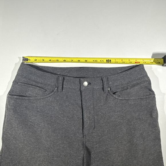Lululemon ABC Pants Men 33X31 Grey Chino Golf Slim Leg Preppy Office - Picture 8 of 10
